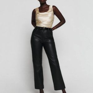 Reformation Keira Silk Top (Size 6)